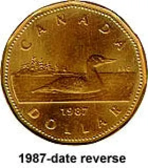 Canada Nickel 2008 $1 (Elizabeth II) 7gr .915