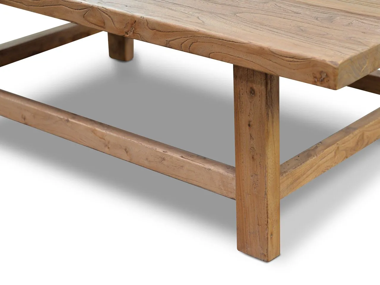 Canova 1.1m Reclaimed Wood Rectangular Coffee Table
