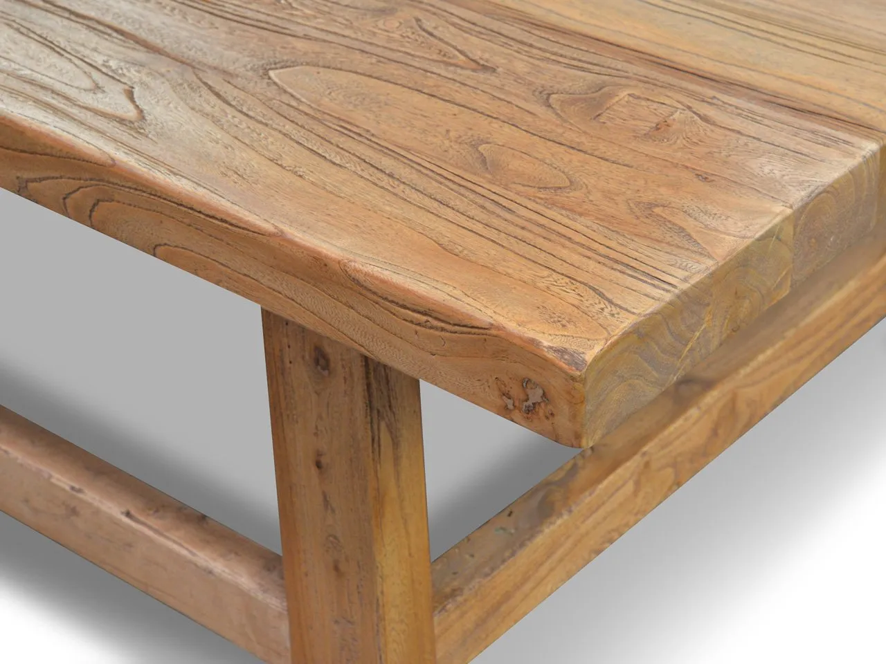 Canova 1.1m Reclaimed Wood Rectangular Coffee Table