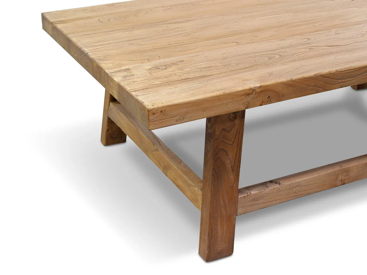 Canova 1.1m Reclaimed Wood Rectangular Coffee Table