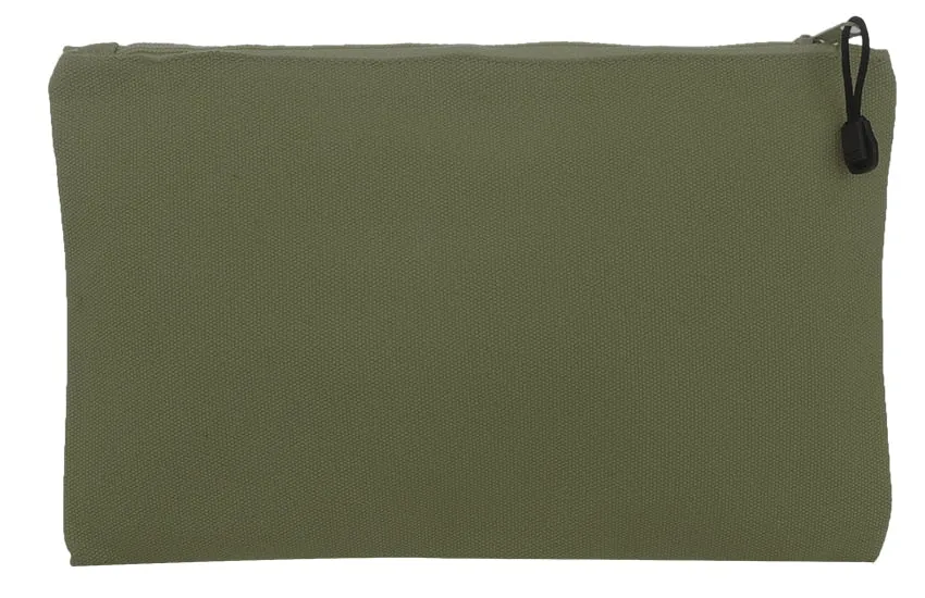 Canvas Zippered Pouch: Custom Design