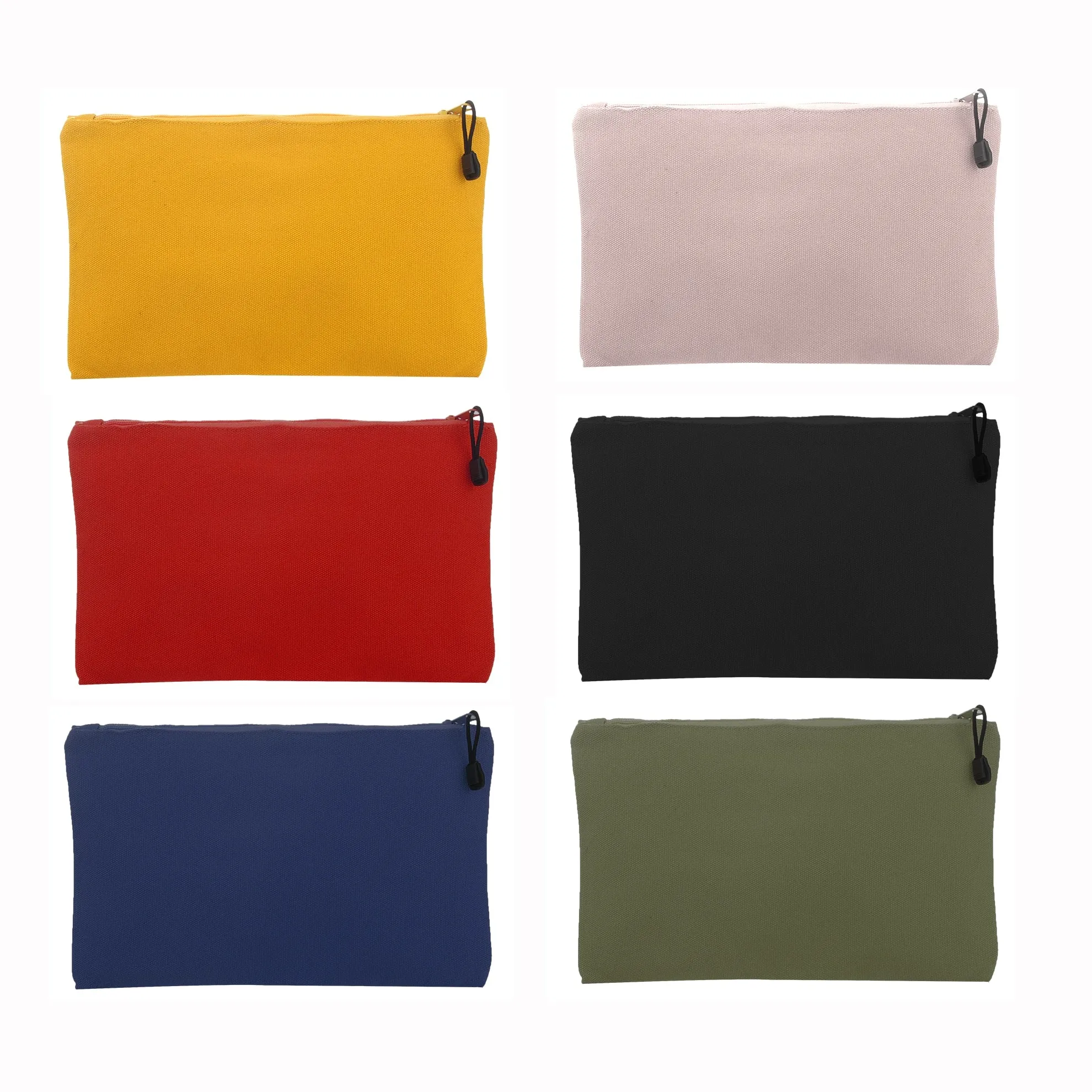 Canvas Zippered Pouch: Custom Design