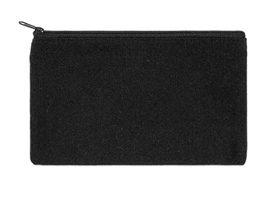 Canvas Zippered Pouch: Custom Design