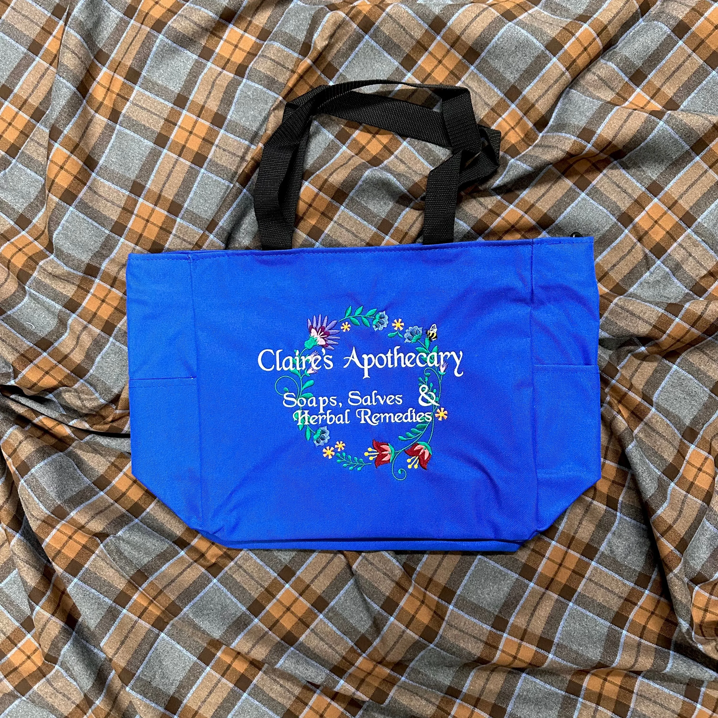 Claire's Apothecary Spring Floral Wreath Tote Bag - Outlander Inspiration