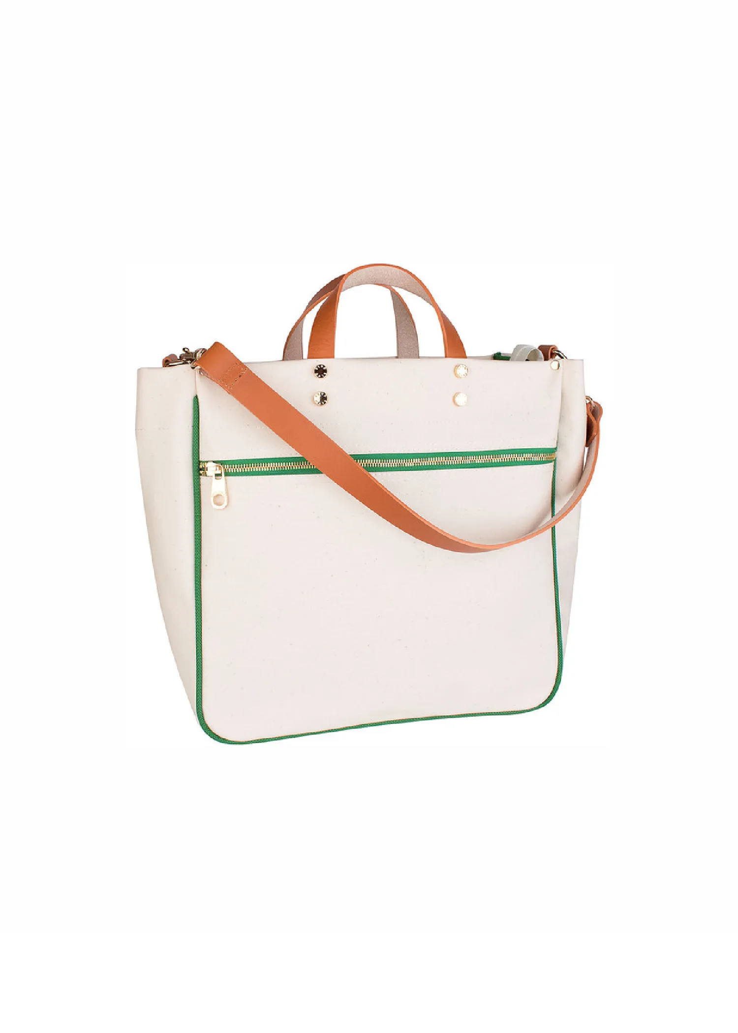 CODIE CANVAS TOTE - GREEN