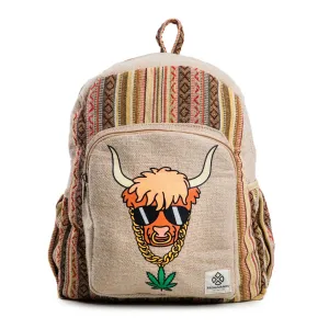 Conscious Fashion, Ethical Choices : Medium Yak print Hemp Bag