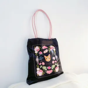 Custom Flower Satin Bag