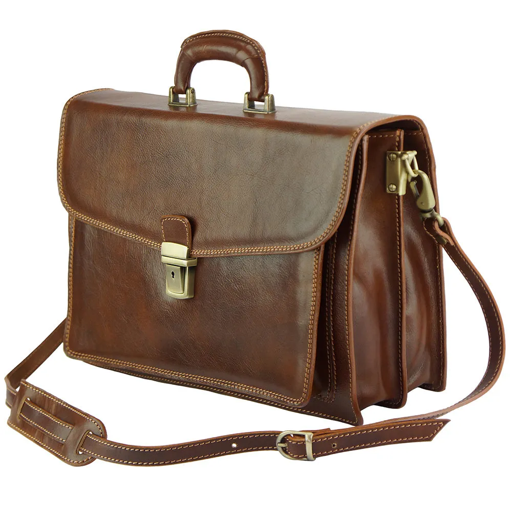 Dalmazio Leather Briefcase