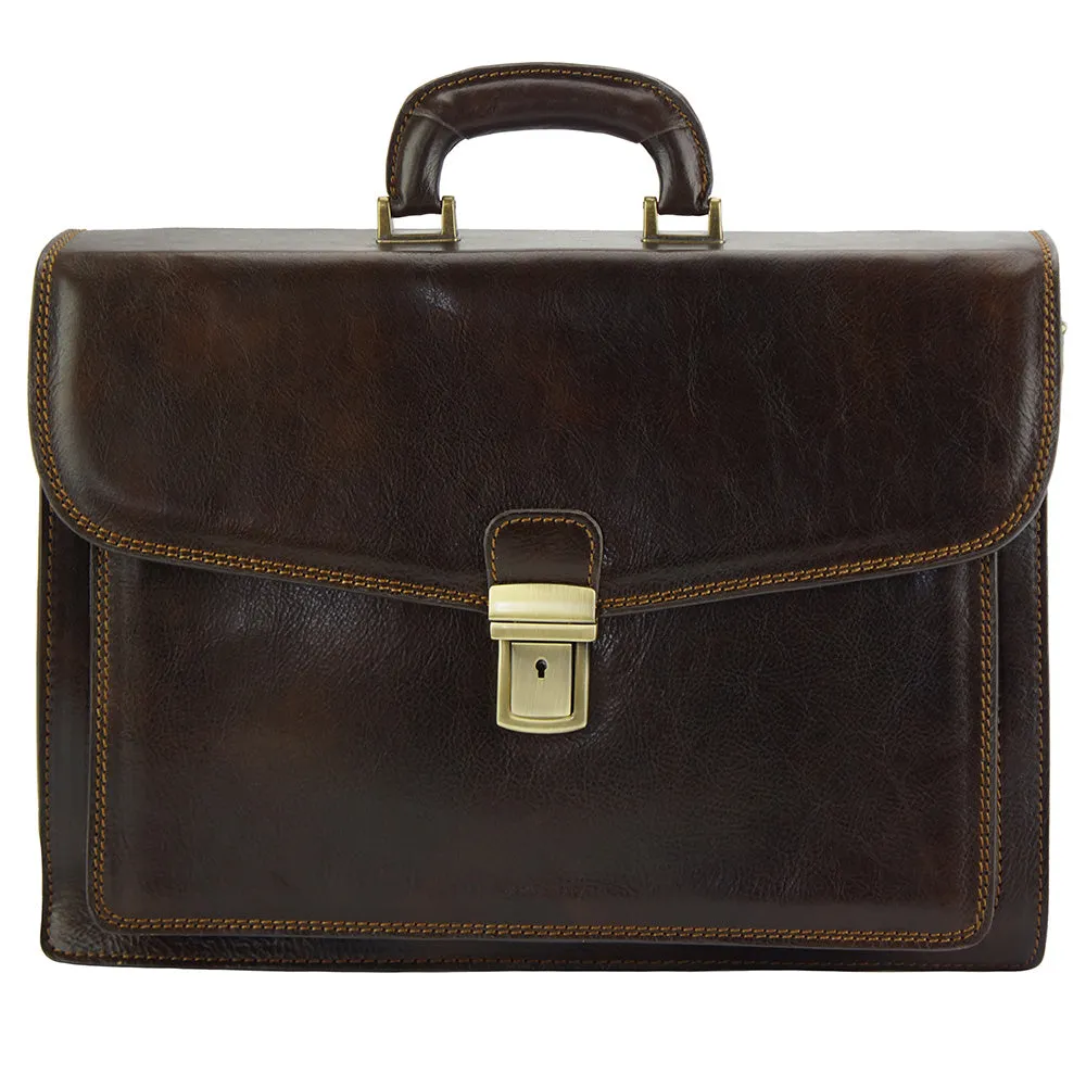 Dalmazio Leather Briefcase