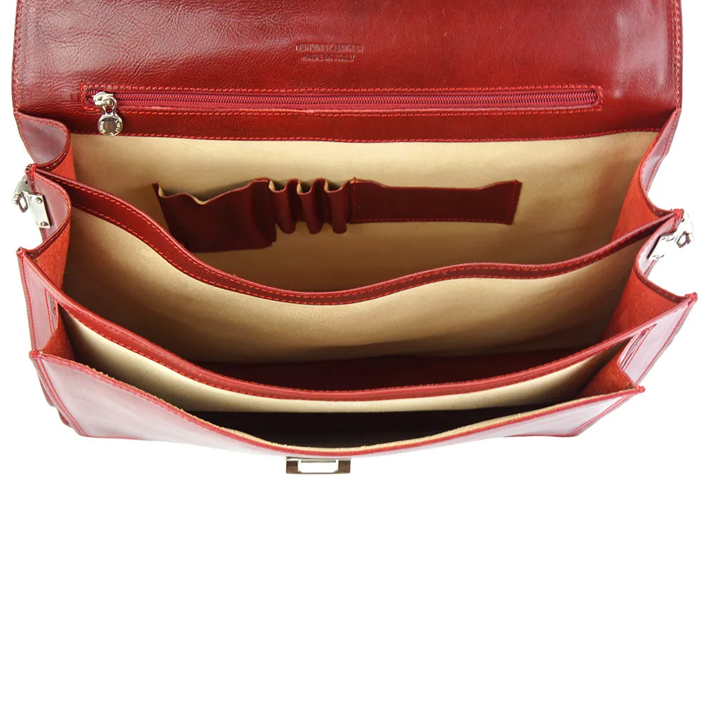 Dalmazio Leather Briefcase
