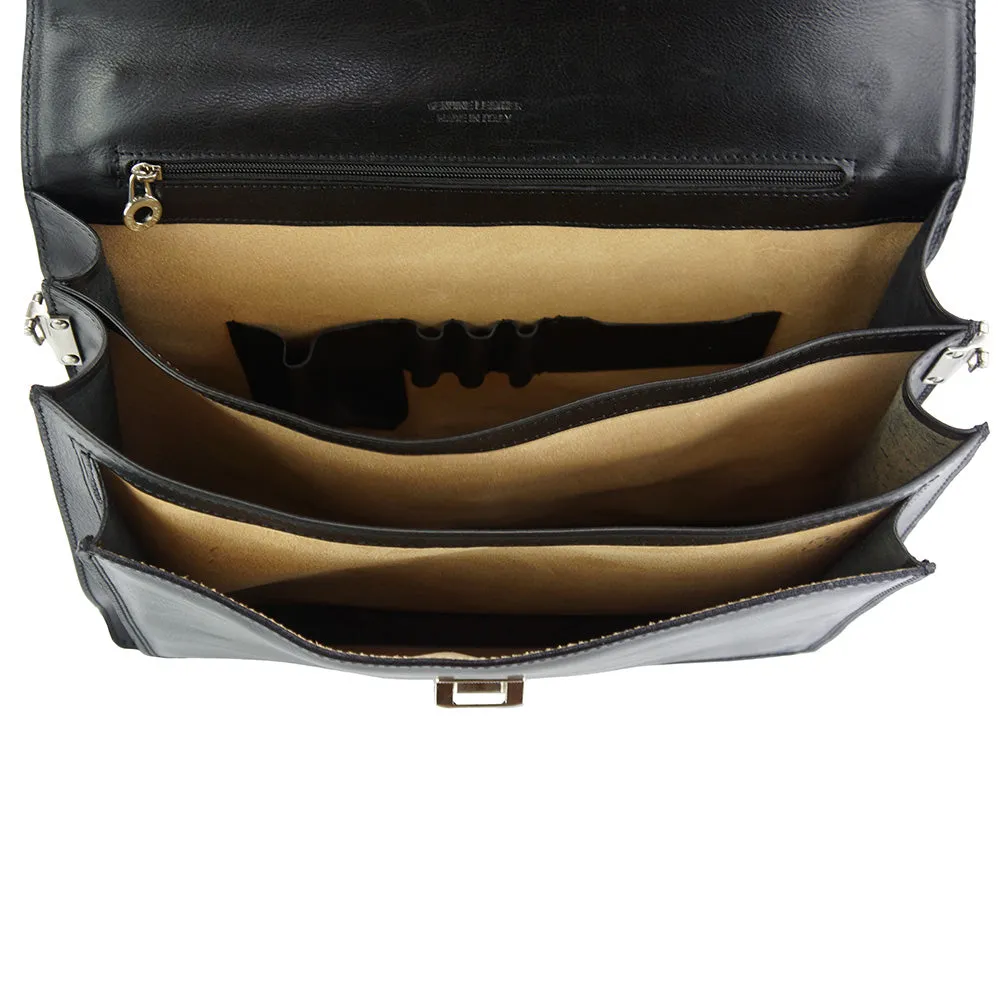 Dalmazio Leather Briefcase