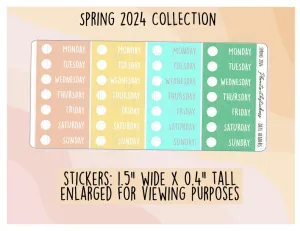 Date Headers - Spring 2024 Colours