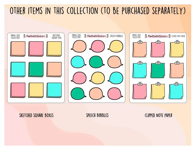 Date Headers - Spring 2024 Colours