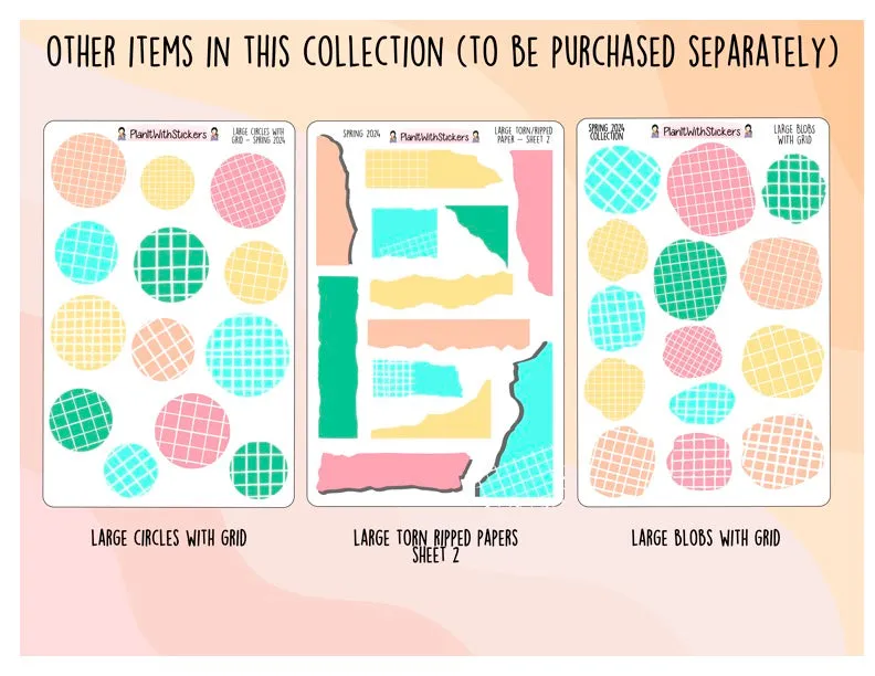 Date Headers - Spring 2024 Colours