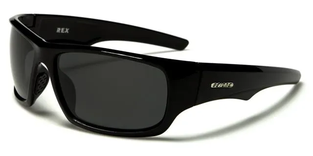 Designer Wrap Large Polarised Sunglasses for Sports with mirrored lens for mens ladies