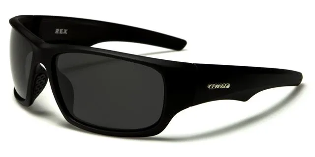 Designer Wrap Large Polarised Sunglasses for Sports with mirrored lens for mens ladies