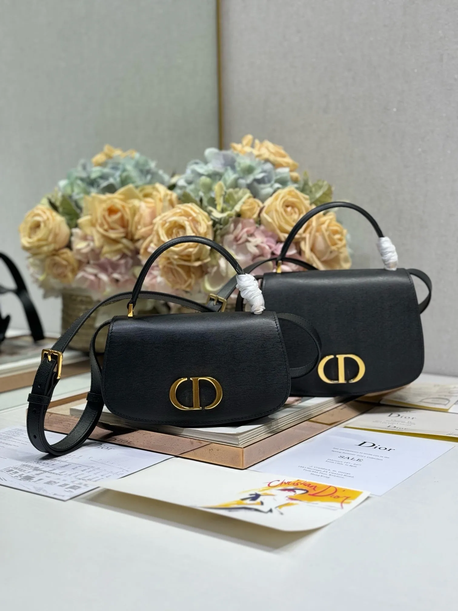 DR485 Small/Medium 30 Montaigne Avenue Top Handle Bag / HIGHEST QUALITY VERSION