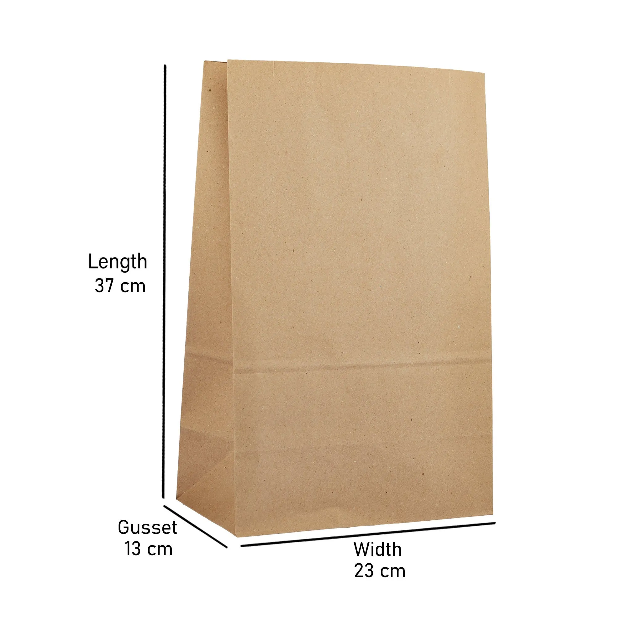 Eco Friendly Brown Square Bottom Paper Bags