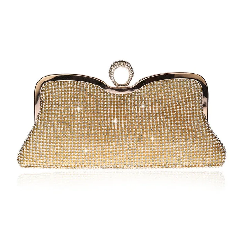 Evening  Rhinestone Ring Clutch Bag 20