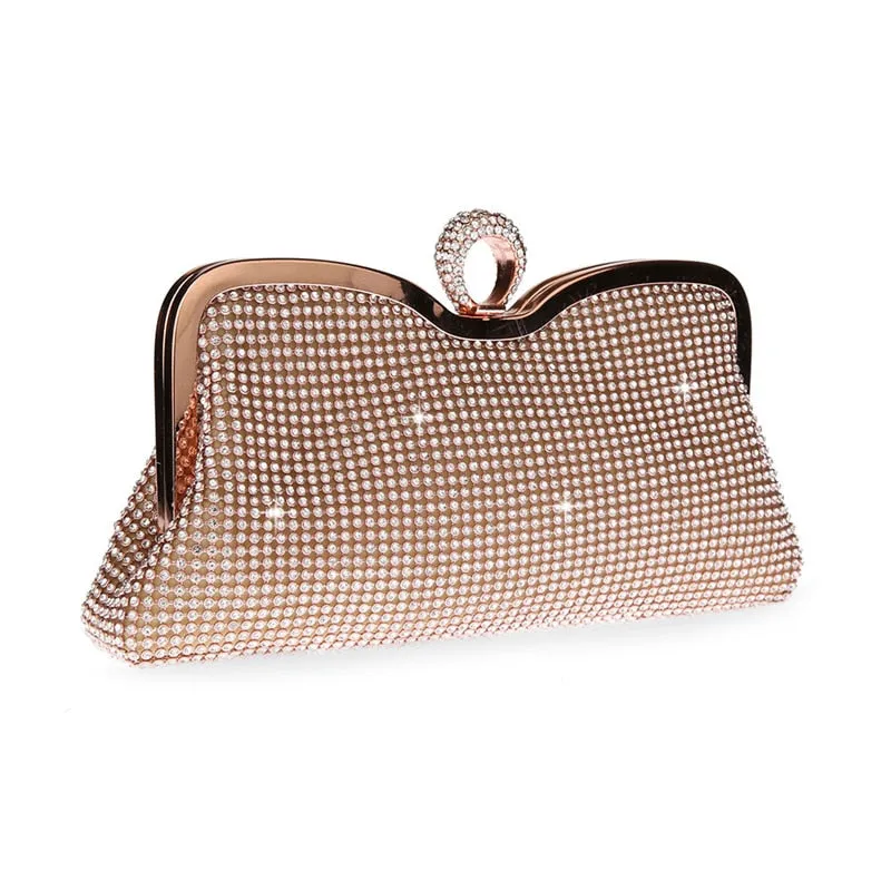 Evening  Rhinestone Ring Clutch Bag 20
