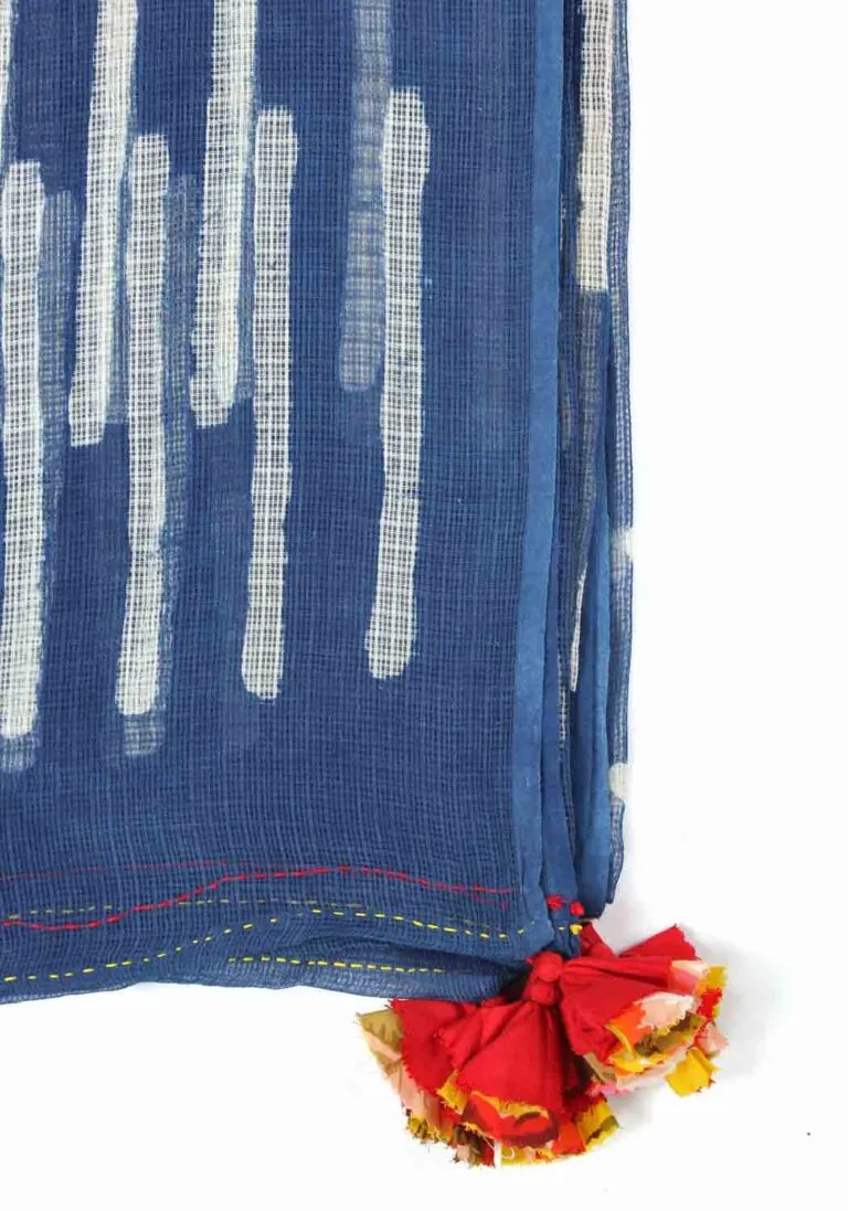 Exquisite Eva Handblock printed Kota Doria Dupatta