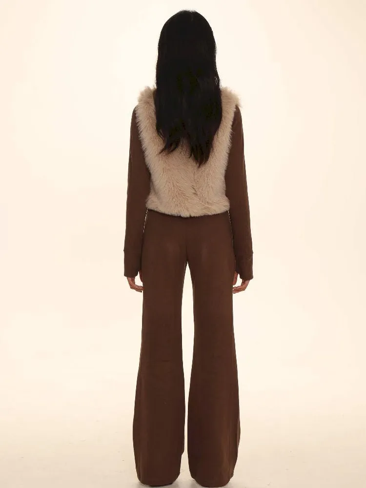 Exquisite short small spirit fox V-neck vest【s0000005979】