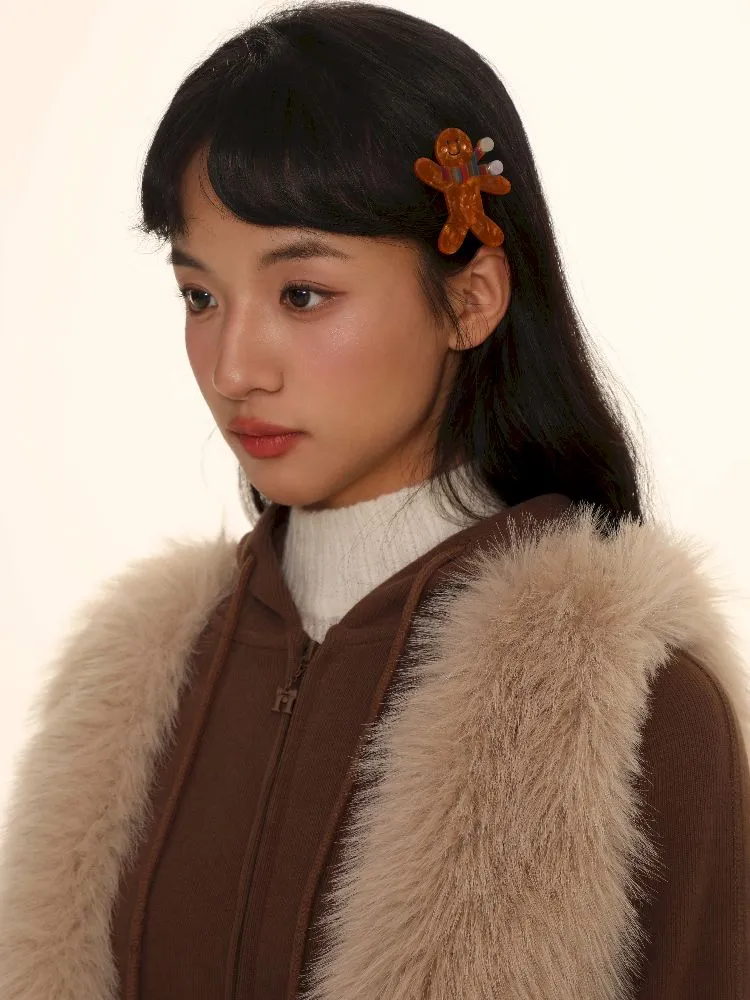 Exquisite short small spirit fox V-neck vest【s0000005979】