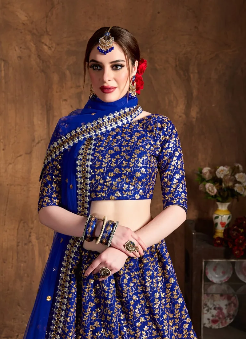 Exquisite Wedding Lehengas with Dori and Zari Work
