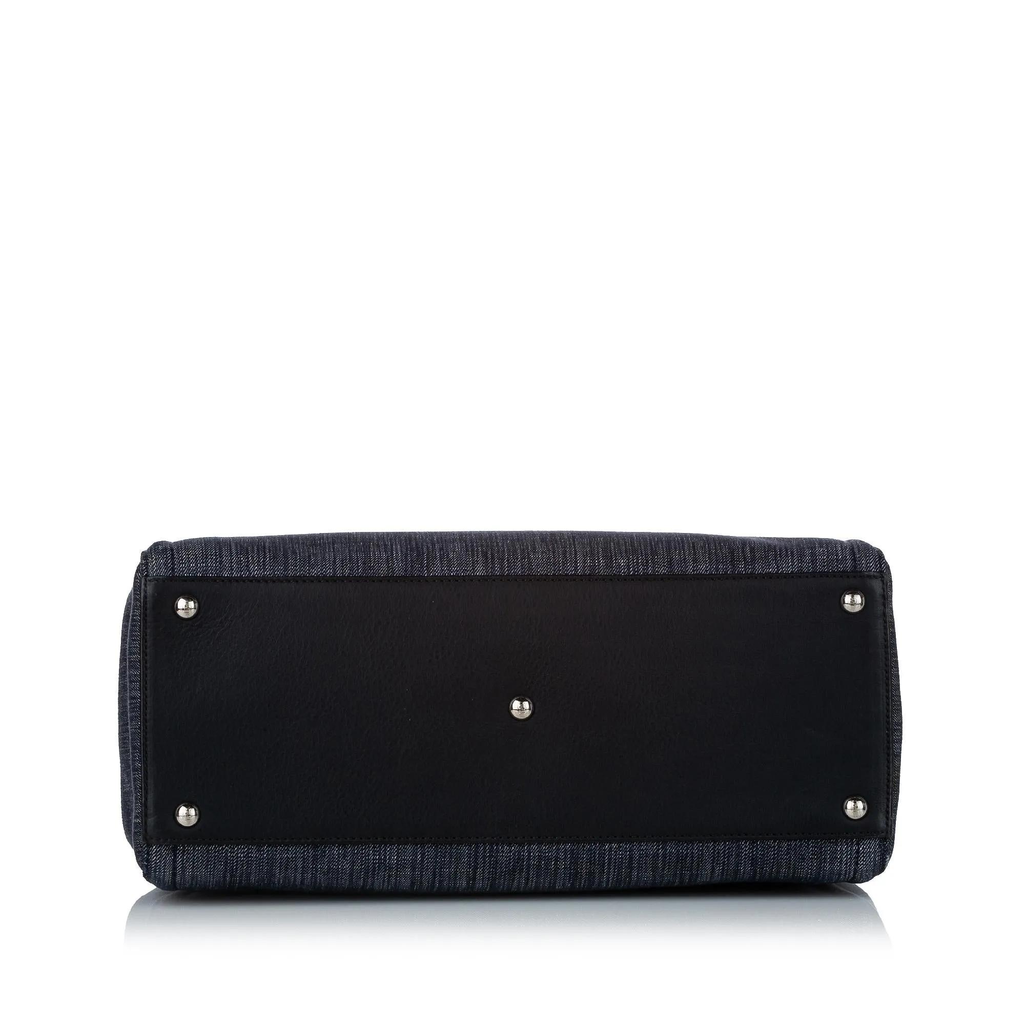 Fendi Petit 2Jours Denim Satchel (SHG-29466)