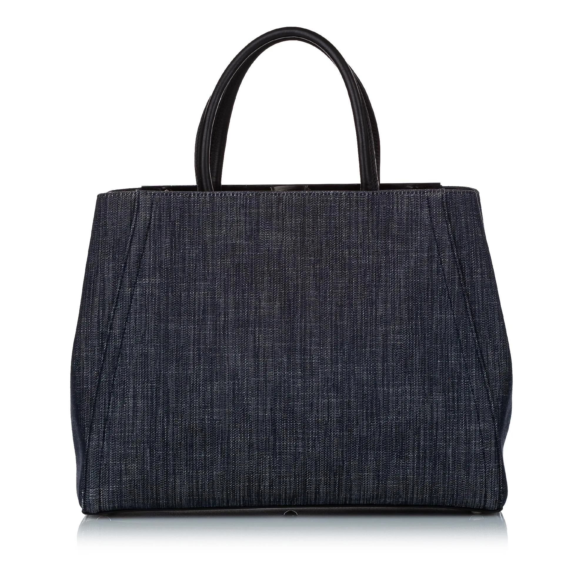 Fendi Petit 2Jours Denim Satchel (SHG-29466)