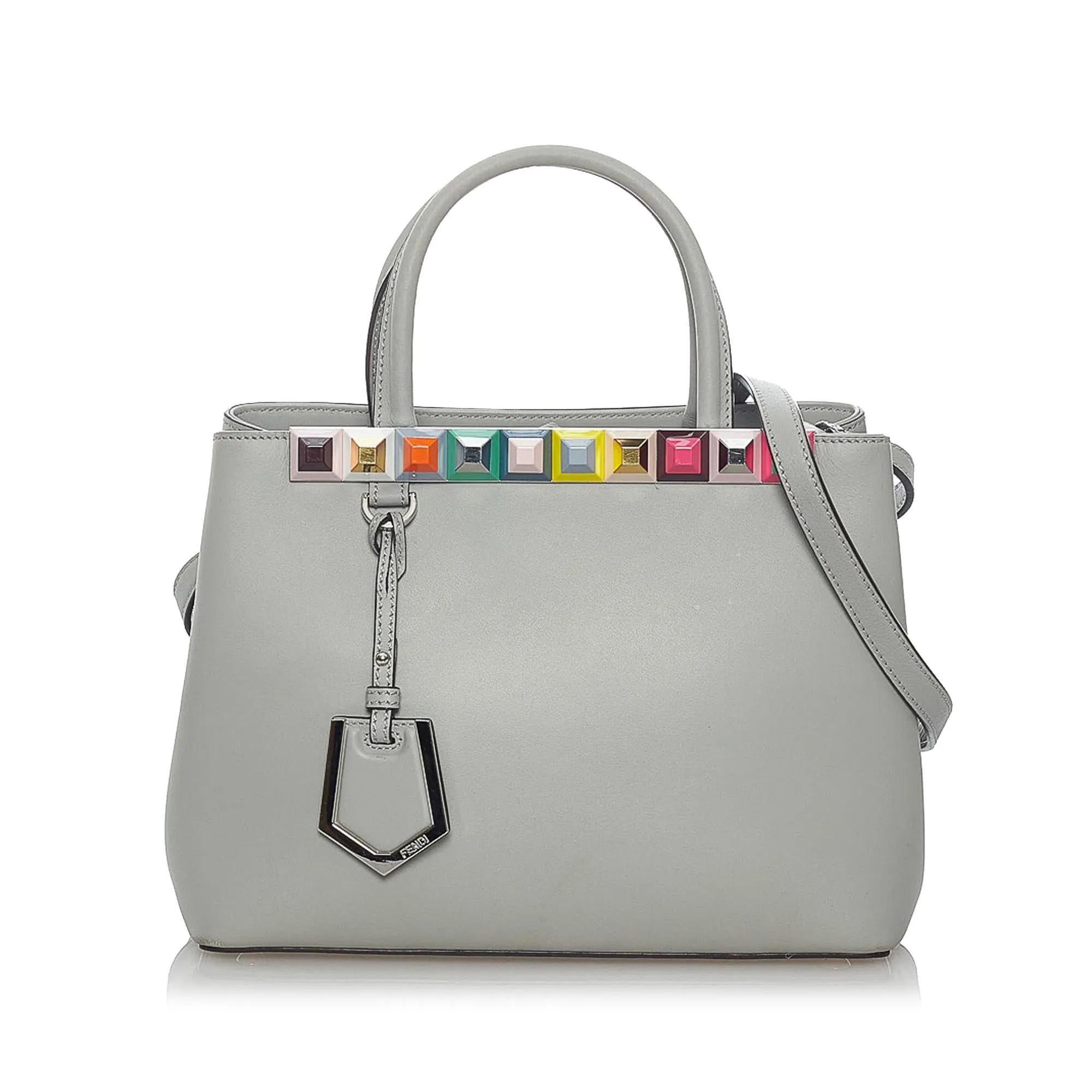 Fendi Petit 2Jours Leather Satchel (SHG-29381)