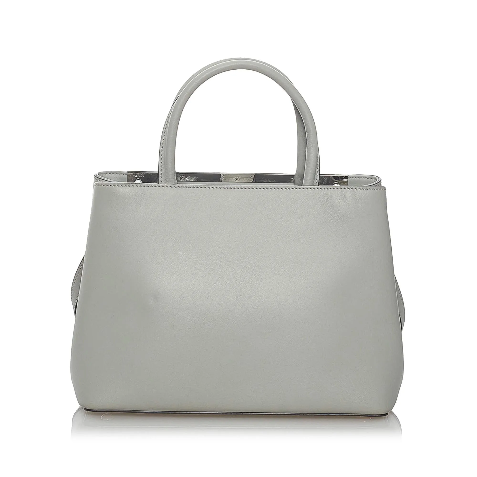 Fendi Petit 2Jours Leather Satchel (SHG-29381)