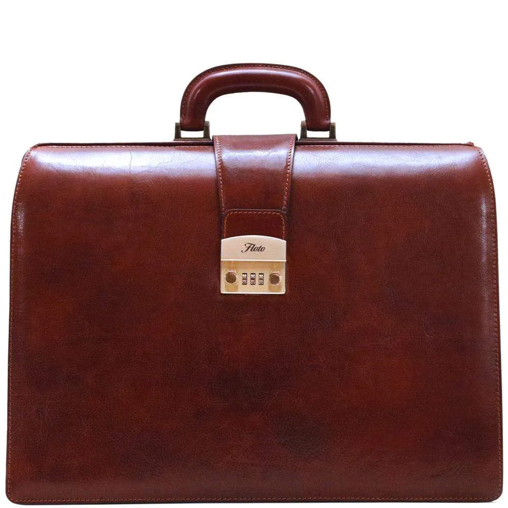 Floto Leather Ciabatta Combo Briefcase