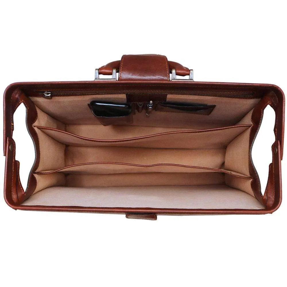 Floto Leather Ciabatta Combo Briefcase