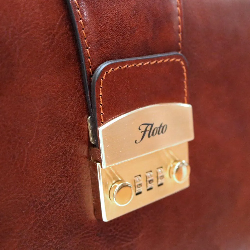 Floto Leather Ciabatta Combo Briefcase