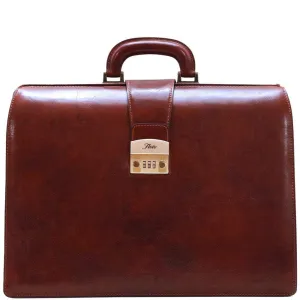 Floto Leather Ciabatta Combo Briefcase