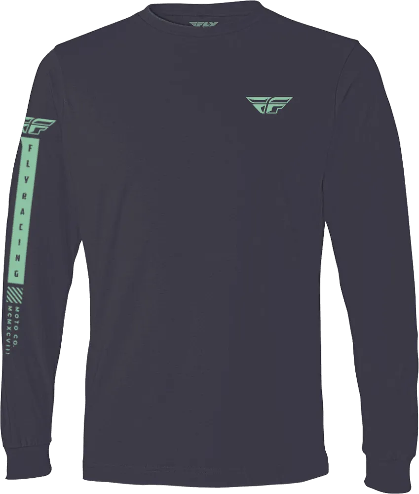 Fly Racing Fly Tribe Long Sleeve Tee Navy/Green