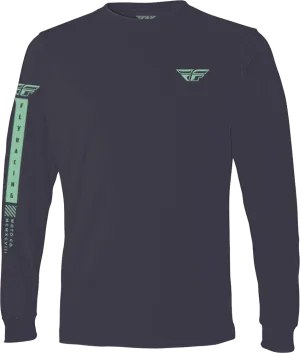 Fly Racing Fly Tribe Long Sleeve Tee Navy/Green