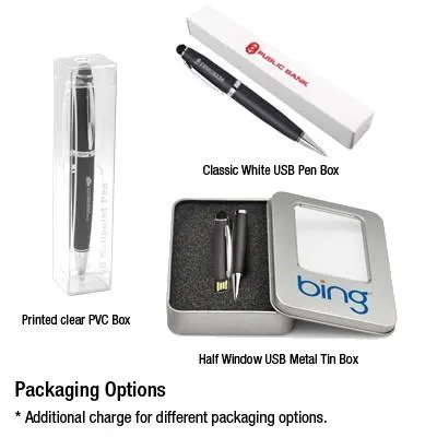 Gen USB Flash Drive Ball Pen with Stylus