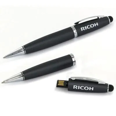 Gen USB Flash Drive Ball Pen with Stylus