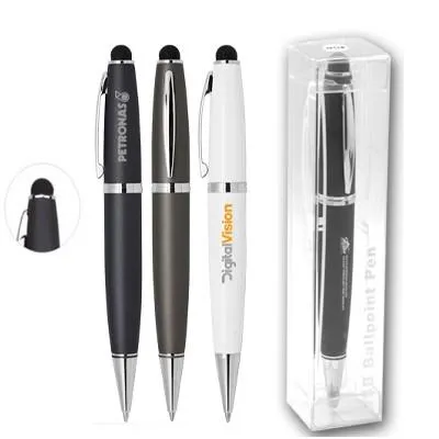 Gen USB Flash Drive Ball Pen with Stylus