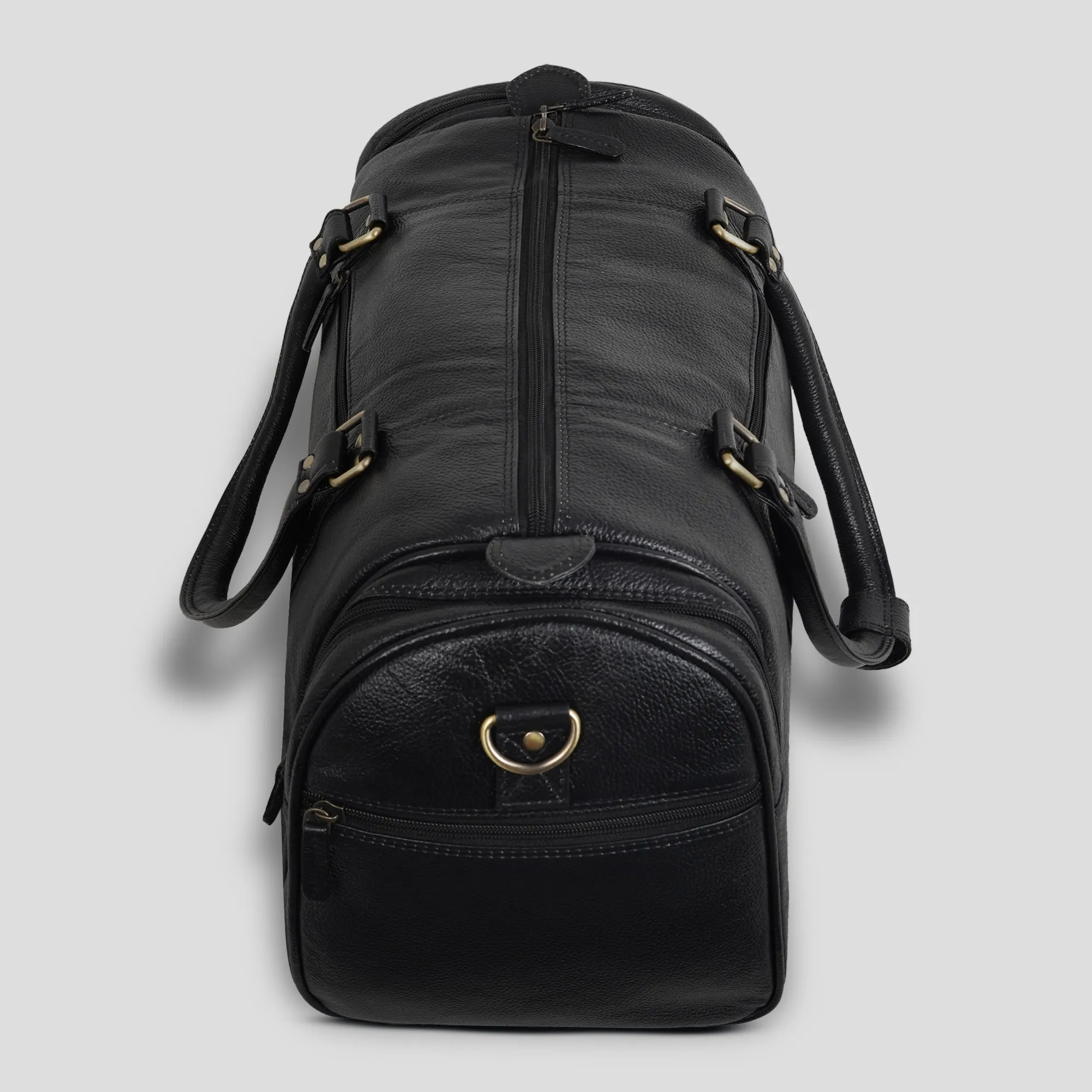 Genuine Leather Travel Duffel Bag