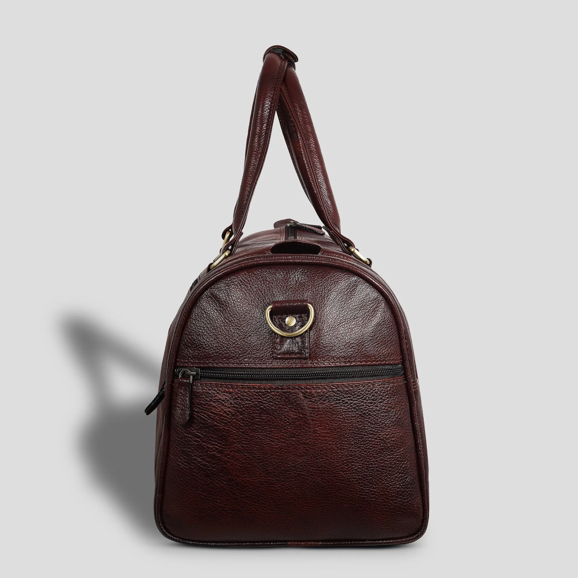 Genuine Leather Travel Duffel Bag
