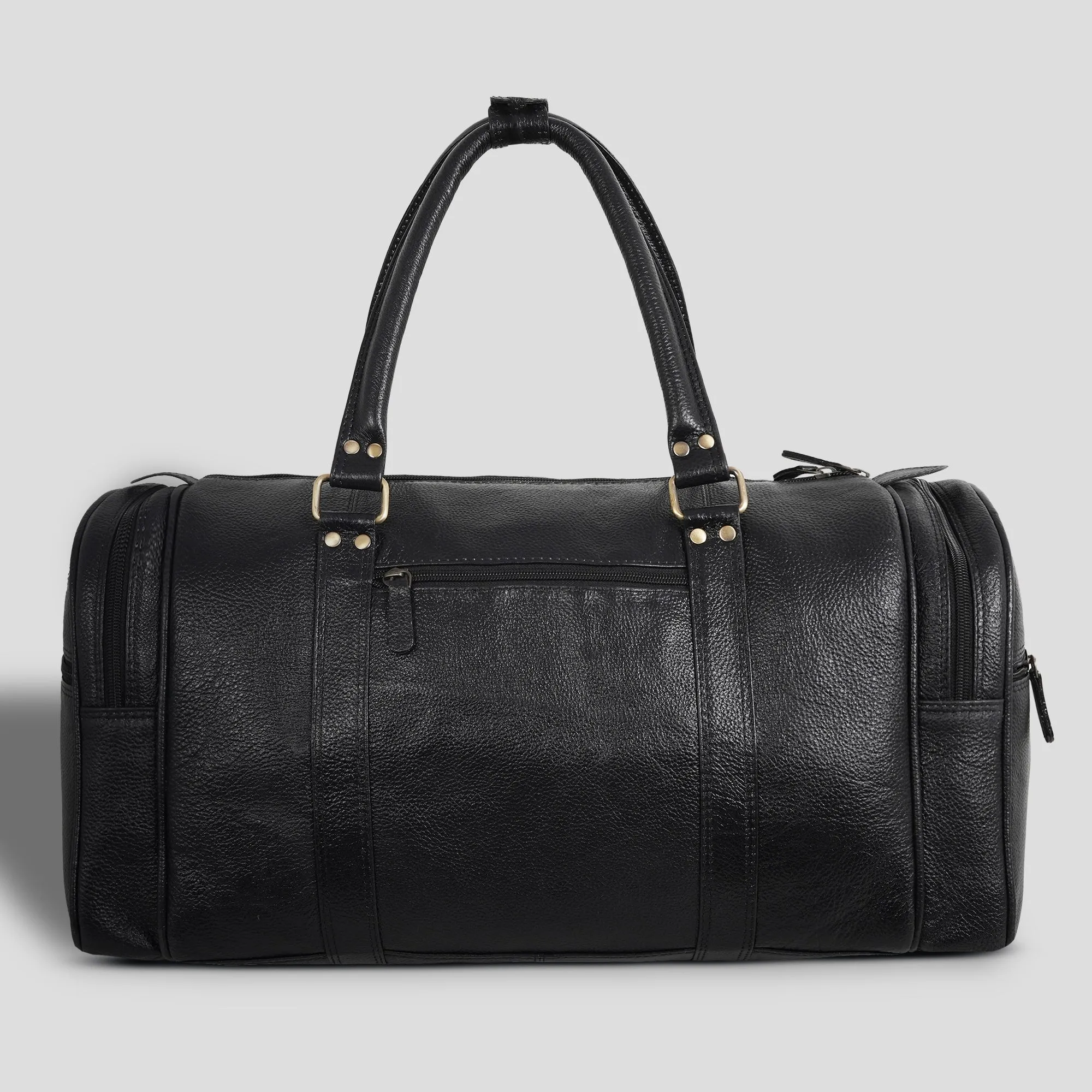 Genuine Leather Travel Duffel Bag