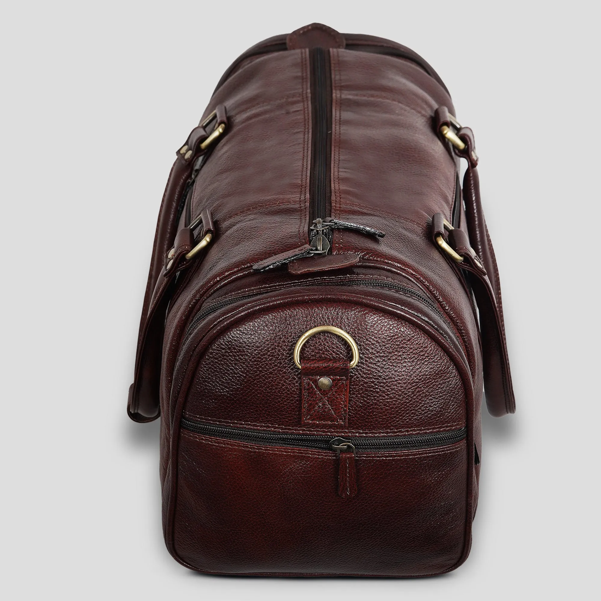 Genuine Leather Travel Duffel Bag