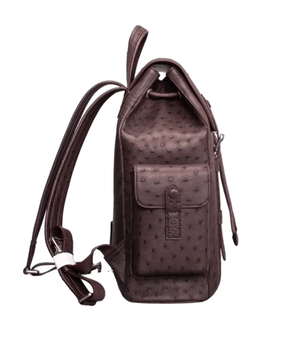 Genuine Ostrich Skin Leather Backpack