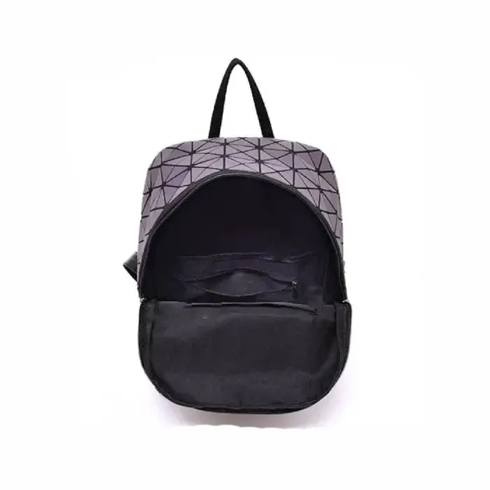 Geometric Luminous Rhomboid Backpack