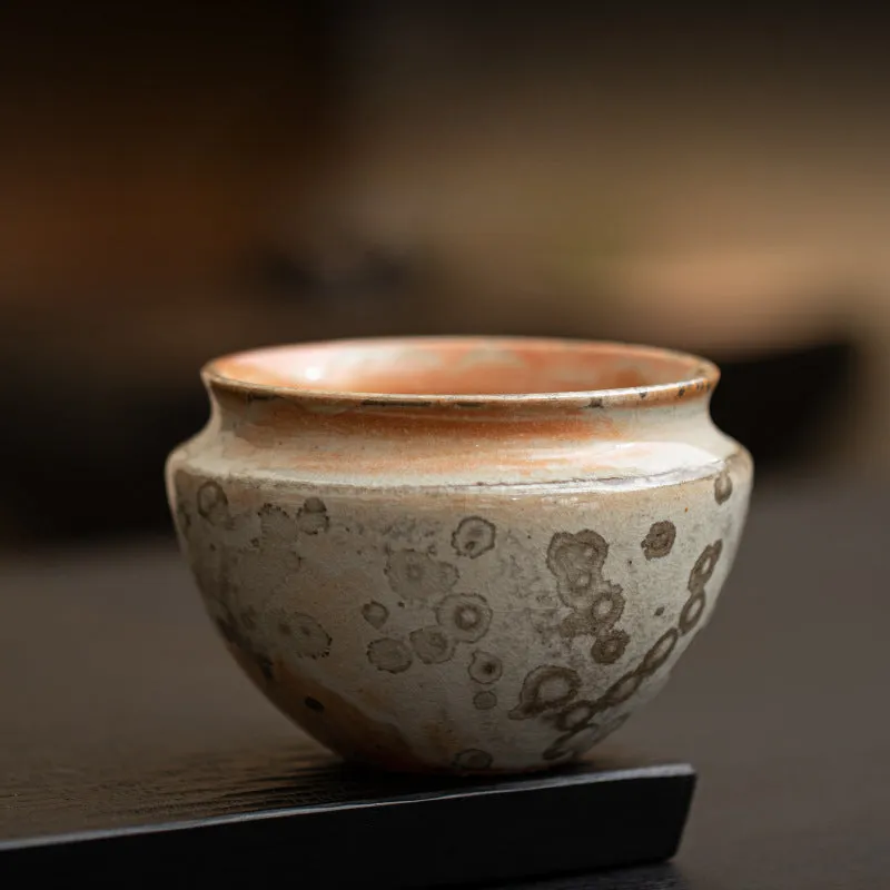 Gohobi Handmade Black Ink Hand-painted Cat Bowl 001