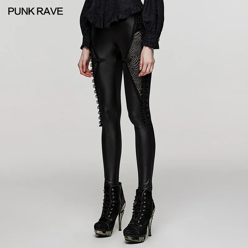 Gothic Exquisite lace  leggings