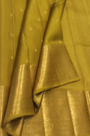 Green Handloom Kanjeevaram Pure Silk Saree - Exquisite Elegance